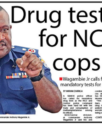 Police Commander Anthony Wagambie Jr