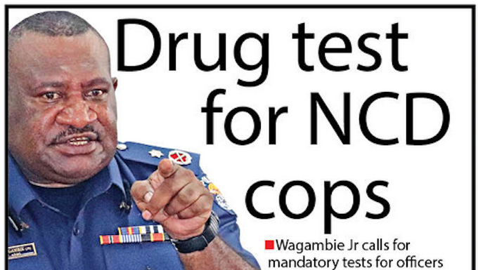 Police Commander Anthony Wagambie Jr