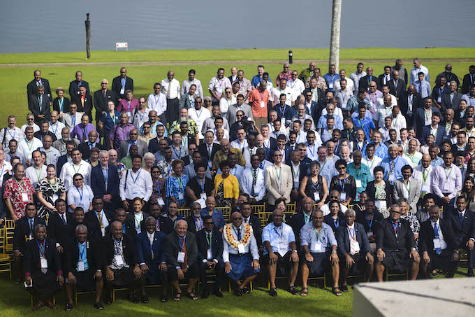 Participants of Fiji's National Economic Summit 2023 at the Grand Pacific Hotel in Suva 200423