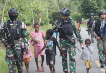 Change of tactics . . . while the Indonesian military have increased their crackdown in West Papua