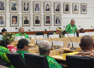 Cook Islands Prime Minister Mark Brown