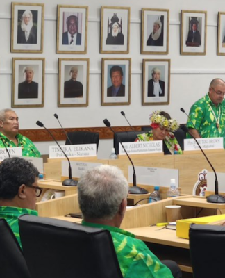 Cook Islands Prime Minister Mark Brown