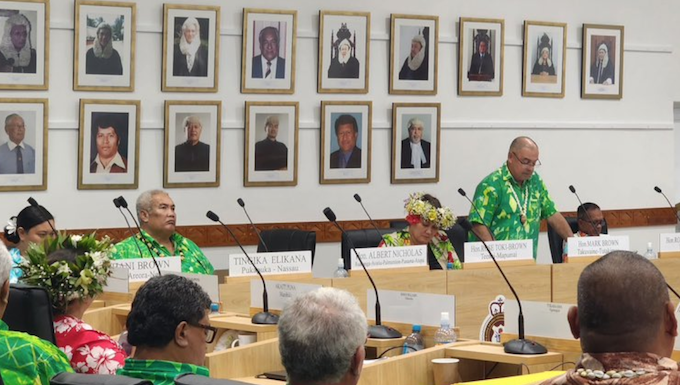 Cook Islands Prime Minister Mark Brown