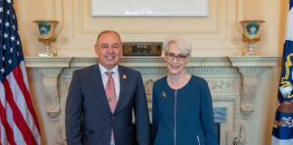 Deputy Secretary of State Wendy Sherman meets Cook Islands Prime Minister Mark Brown in Washington