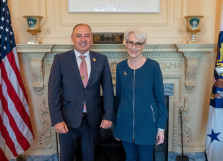 Deputy Secretary of State Wendy Sherman meets Cook Islands Prime Minister Mark Brown in Washington