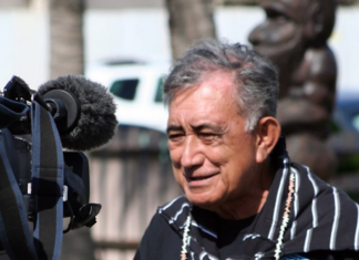 Tavini Huiraatira leader Oscar Temaru