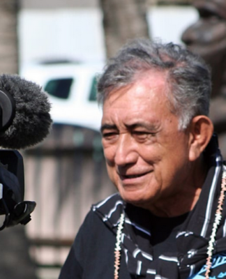 Tavini Huiraatira leader Oscar Temaru