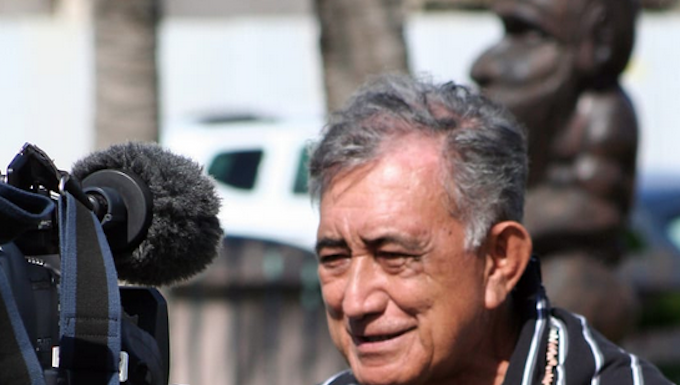 Tavini Huiraatira leader Oscar Temaru