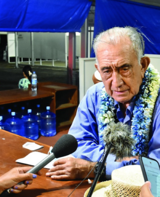 Tavini Huira'atira leader Oscar Temaru