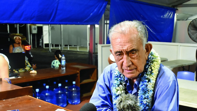 Tavini Huira'atira leader Oscar Temaru