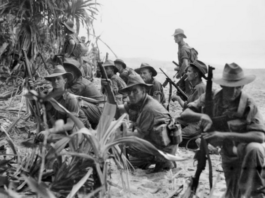Australian infantry in Papua New Guinea