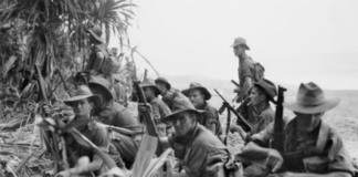 Australian infantry in Papua New Guinea