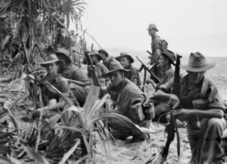 Australian infantry in Papua New Guinea