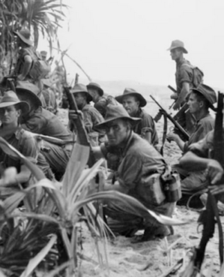 Australian infantry in Papua New Guinea