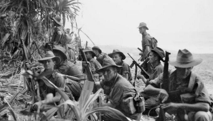 Australian infantry in Papua New Guinea