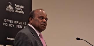 Former PNG Prime Minister Sir Rabbie Namaliu