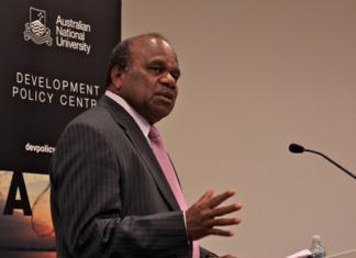 Former PNG Prime Minister Sir Rabbie Namaliu
