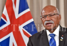 Fiji Prime Minister Sitiveni Rabuka