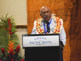 Fiji Prime Minister Sitiveni Rabuka