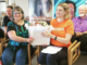 Asia Pacific Media Network chair Dr Heather Devere presents a bouquet to Tuwhera's Donna Coventry