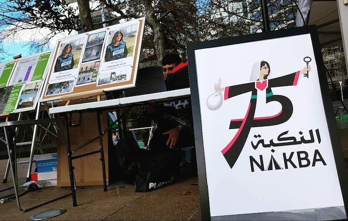 Nakba Day at Auckland's Aotea Square on 15 May 2023