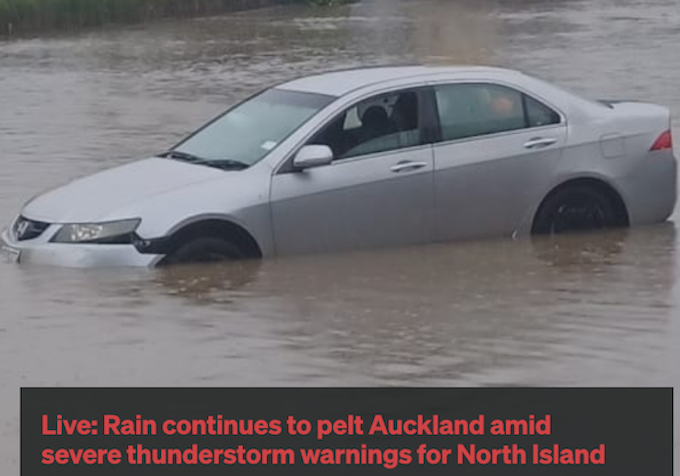 Rain continues to pelt Auckland