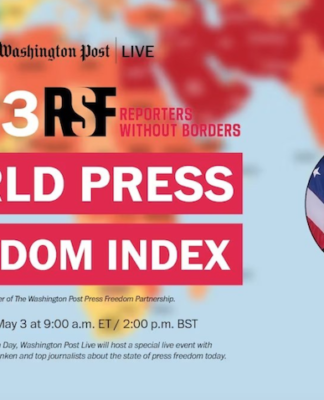 RSF's World Press Freedom Index 2023 launching today