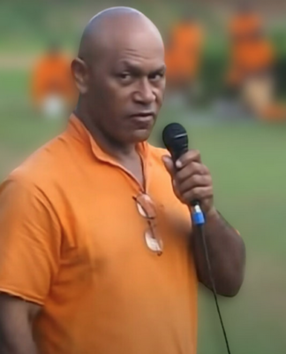 2000 Fiji coup leader George Speight applies for presidential pardon Prisoner George Speight speaking to inmates in 2011