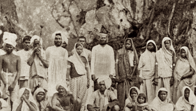 Some of the Girmitiyas, indentured labourers in Fiji