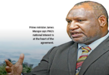 PNG's Prime Minister James Marape