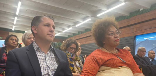 A public meeting that included government minister Michael Wood