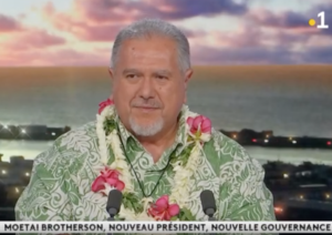 Tahiti's new President Moetai Brotherson