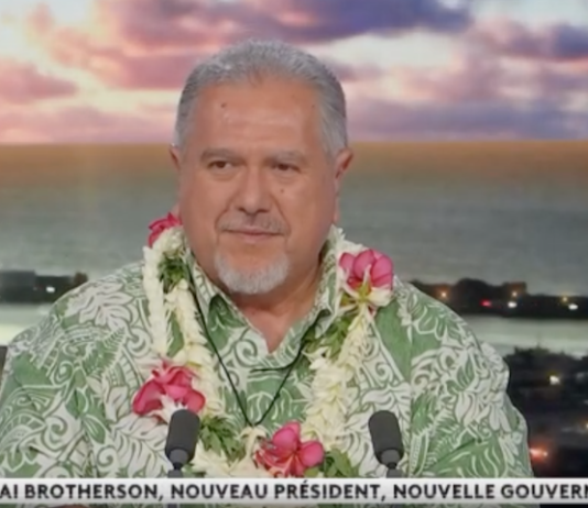 Tahiti's new President Moetai Brotherson