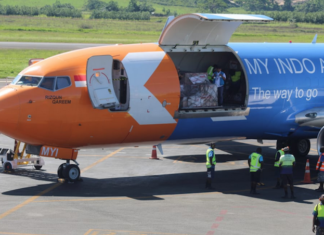 Thirty tonnes of Indonesian disaster relief supplies