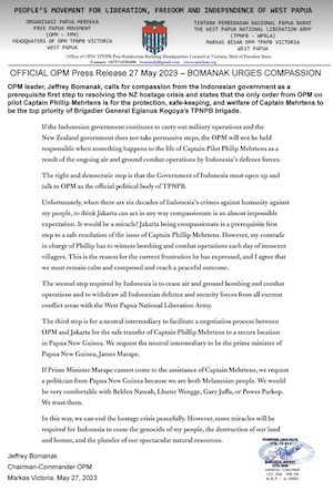 The OPM statement today 27May23