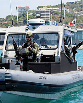Beefing up security in Papua New Guinea's capital Port Moresby
