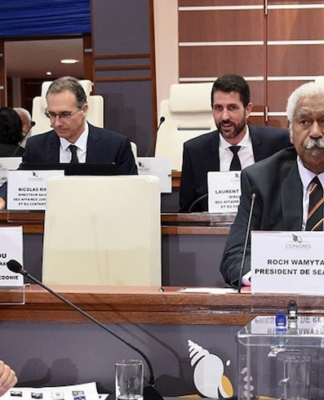 New Caledonia's Territorial Assembly President Roch Wamytan