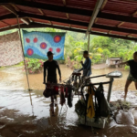 Flooding in Tahiti's Teahupo’o village