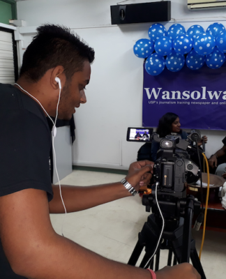 Wansolwara tests equipment during USP Open Day
