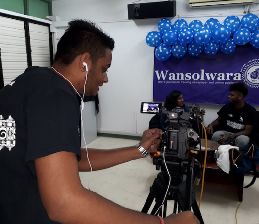 Wansolwara tests equipment during USP Open Day