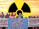 Australian anti-nuclear activist Nat Lowrey (left) joined activists from Japan, Tonga and Fiji in Sapporo, Japan,