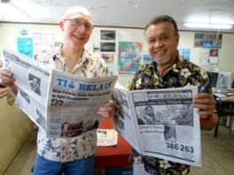 Marshall Islands Journal Giff Johnson and Tia Belau publisher Moses Uludong