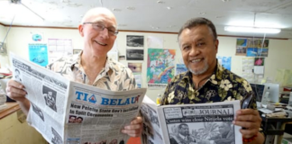Marshall Islands Journal Giff Johnson and Tia Belau publisher Moses Uludong