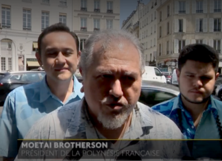 Tahiti's President Moetai Brotherson