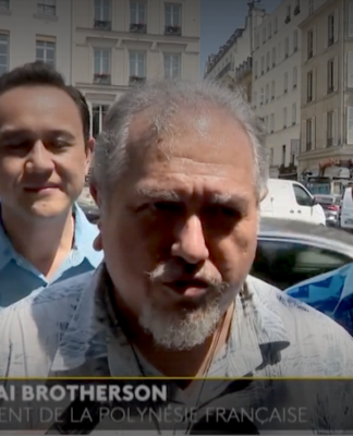 Tahiti's President Moetai Brotherson