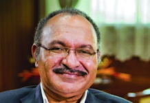 Former PNG prime minister Peter O'Neill