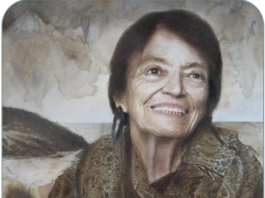 This image of Tui O'Sullivan is a portrait painted by Professor Welby Ings