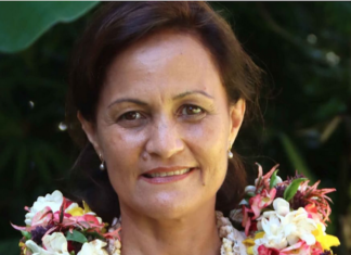 Pro-independence Tahitian politician Vannina Crolas