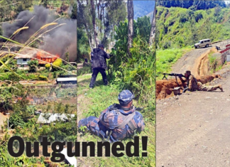Tribal fight at Warumanda in Enga province