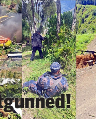 Tribal fight at Warumanda in Enga province